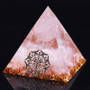 Natural Rose Quartz Sphere Orgonite Pyramid Reiki Chakra Energy Orgone Pyramide Collection Emf Protection | Vimost Shop.