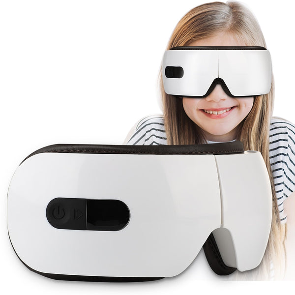 Smart Electric Eye Massager Hot Compress Massage Glasses Vibration Eyes Massage Care Device For Tired Eyes Eye Anti Wrinkles | Vimost Shop.