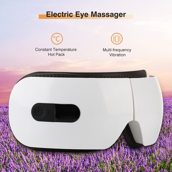 Smart Electric Eye Massager Hot Compress Massage Glasses Vibration Eyes Massage Care Device For Tired Eyes Eye Anti Wrinkles | Vimost Shop.