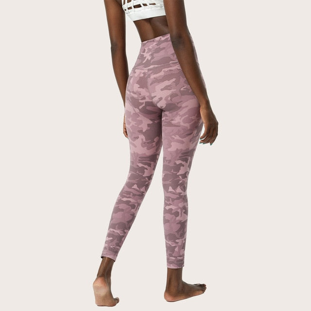 Four Ways Stretchy Yoga Pants Sport Gym Legging Women Naked Feel Exercise Fitness Workout Leggings 7/8 Length