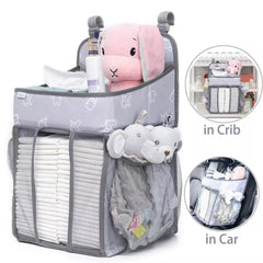 Baby Crib Hanging Storage Bag Portable Diaper Organizer Newborn Bedding Set  Foldable Nappy Bags Newborn Diaper Container | Vimost Shop.