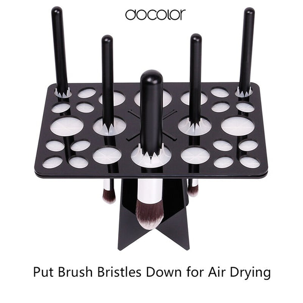 make-up brush organizer Stand Tree Dry Brush holder Brushes Accessories Comestic Brushes Aside Hang Tools Free Shipping | Vimost Shop.