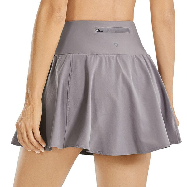 Women's Quick Dry High Waisted Tennis Skirt Pleated Sport Athletic Golf Skort with Pockets