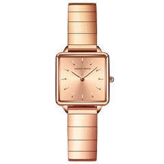 Arrival Full Solid Stainless Steel Square Dial Japan Movement Quartz Gift Rose Gold Ladies Top Brand Watches for Women