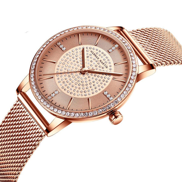 1set Bracelet  Japan Quartz Rhinestones Top Luxury Brand Diamonds Crystal Ladies Fashion Casual Watch for Women