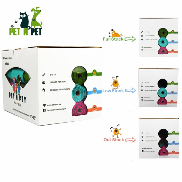 Pet N Pet Biodegradable Dog Poop Bags Earth-Friendly 18 Rolls 270 Counts Multipl Colors Lavender Scented Waste Bags | Vimost Shop.