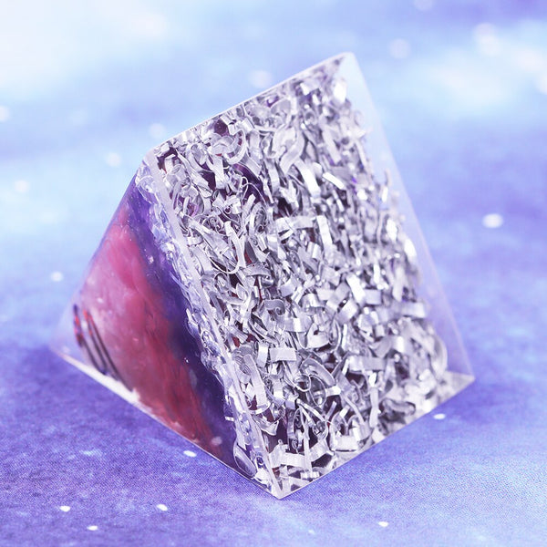 Natural Crystal Orgone Pyramid  Positive Energy Generator Orgonite Pyramid Emf Protection Healing Stones Orgonite | Vimost Shop.