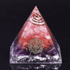 Natural Crystal Orgone Pyramid  Positive Energy Generator Orgonite Pyramid Emf Protection Healing Stones Orgonite | Vimost Shop.