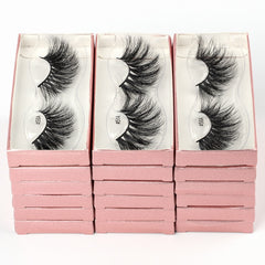 Lashes Mink 25mm 10/20/100 PCS Wholesale False Eyelashes 25mm Dramatic Eyelash Packaging 3d Mink Lashes Bulk Natural Faux Cils | Vimost Shop.