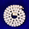 9MM Baguette Zirconia Square Necklace Chain Men's Hip Hop Link Gold Color Copper Bling Fashion Rock Jewelry | Vimost Shop.