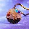 Reiki Healing Energy Orgonite Pendant Necklace Quartz Stone Rainbow Tree Chakra Amulet Natural Orgone Crystal Necklace Yoga | Vimost Shop.