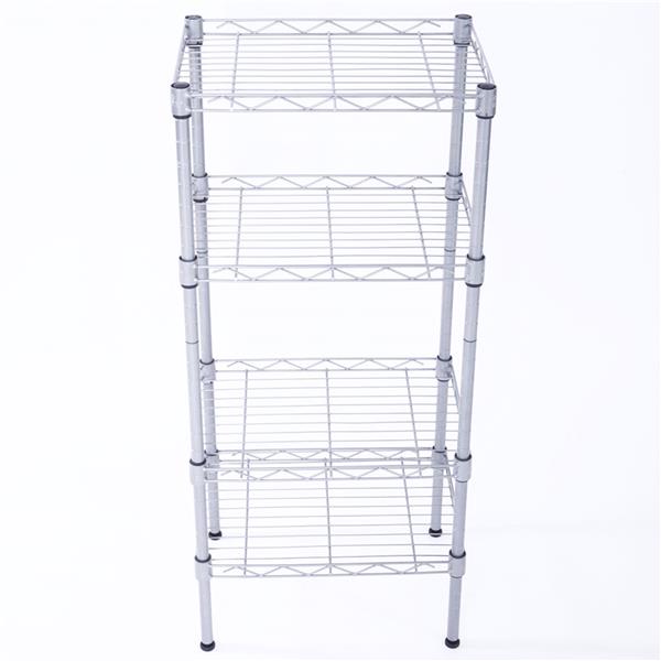 4-Tier Wire Shelving Unit Adjustable Metal Shelf Rack Kitchen Storage Organizer | Vimost Shop.