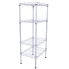 4-Tier Wire Shelving Unit Adjustable Metal Shelf Rack Kitchen Storage Organizer | Vimost Shop.