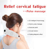 Electric Neck Massager Pulse Back 6 Modes Rechargeable Power Control Far Infrared Heating Pain Relief Cervical Physiotherapy | Vimost Shop.