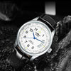 Mechanical Mens Watches Top Brand Luxury Autometic Watch Men Black New Fashion Business Calendar Classic Metal Strap Relogio