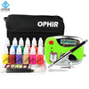 0.3mm Nail Art Airbrush Kit with Air Compressor 12 Color Inks 20 Airbrushing Stencils & Bag & Cleaning Brush Nail Tool Set | Vimost Shop.