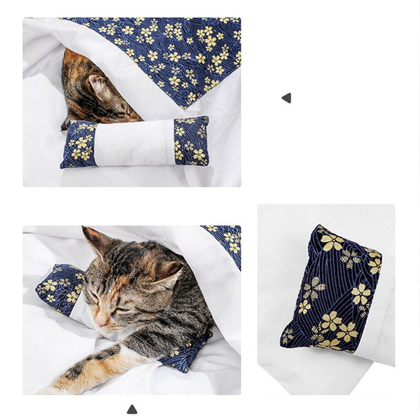 Removable Dog Cat Bed Cat Sleeping Bag Sofas Mat Winter Warm Blanket Nest Puppy Kennel Cushion for Small Dogs Cats Pet Products | Vimost Shop.