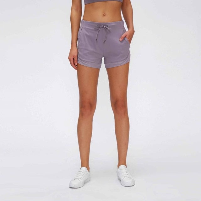SPEEDUP Gym Shorts with Draw String Women Loose Fit Athletic Shorts Brushed Material Women Sports Shorts Fitness Shorts | Vimost Shop.