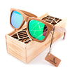 Fashion Men Sunglasses Polarized Custom Wood Bamboo sunglasses Square In Gift Box Dropshipping Customized OEM | Vimost Shop.