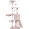 56" Condo Scratching Posts Ladder Cat Play Tree  Cats Tree Kitten House Furniture PS7009BE | Vimost Shop.