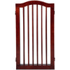 3 Panels Folding Freestanding Stylish Sturdy Smooth Wood Pet Dog Safety Gate Fold Free-standing 360 Degrees Rotate PS7085 | Vimost Shop.