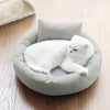 Removable Cat Bed Soft Velvet Gray Pet Beds for Dog Puppy Cat Sleeping Cushion House Cats Mat with Free Pillow Pet Supplies | Vimost Shop.
