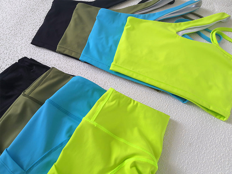 Sportwear Women Yoga Sets Fitness Wear 2peice Suits High Waist Legging Top Bra Gym Running Clothing Outfit Sport Suit | Vimost Shop.