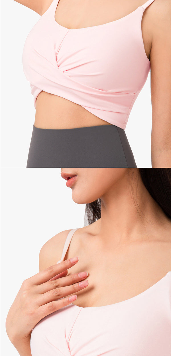 Olid New Style Women Yoga Bras Sexy Design Running Tops Knotted Girls Gym Wear Stretchy Padded Tops Athletic Vest Bra | Vimost Shop.