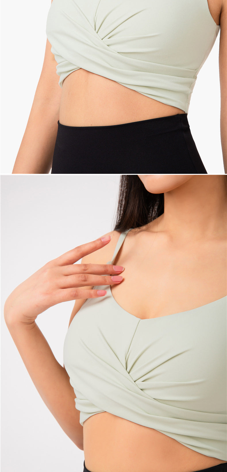 Olid New Style Women Yoga Bras Sexy Design Running Tops Knotted Girls Gym Wear Stretchy Padded Tops Athletic Vest Bra | Vimost Shop.