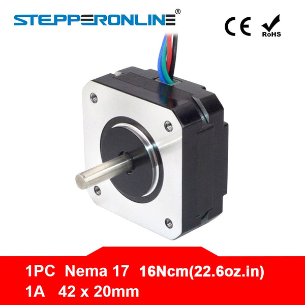 Short Body Nema 17 Stepper Motor 20mm 16Ncm 1A Nema17 Step Motor 4-Lead 17HS08-1004S Motor for CNC Extruder 3D Printer Motor | Vimost Shop.
