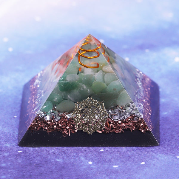 Reiki Healing Orgonite Pyramid Energy Converter Orgone Accumulator Stone That Changes The Magnetic Resin Home Office Decor | Vimost Shop.