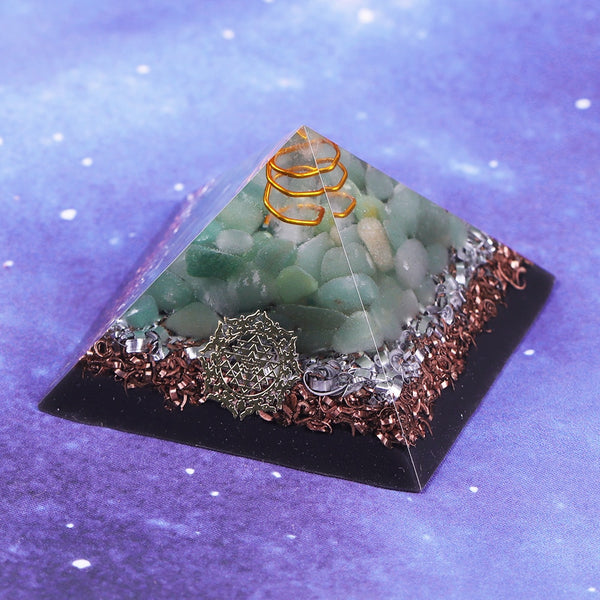 Reiki Healing Orgonite Pyramid Energy Converter Orgone Accumulator Stone That Changes The Magnetic Resin Home Office Decor | Vimost Shop.