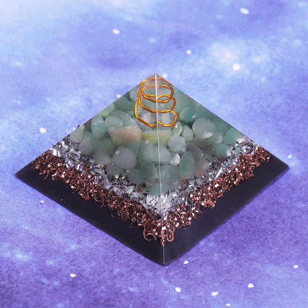 Reiki Healing Orgonite Pyramid Energy Converter Orgone Accumulator Stone That Changes The Magnetic Resin Home Office Decor | Vimost Shop.