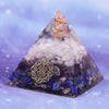 Natural Lapis Lazuli Orgonite Pyramid Withrock Crystal Quartz Amethyst Pyramid Powerful Reiki Energy Orgone Collection | Vimost Shop.