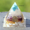 Orgone Energy Generator Pyramid Healing Crystal Stone Meditation Reiki Chakra Balancing Positive Energy Decoration | Vimost Shop.