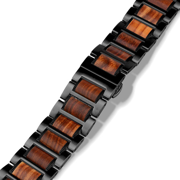 Wood strap for Apple watch band 44mm 40mm 42mm 38mm bracelet Natural Red Sandalwood+Stainless steel iWatch series 4 3 5 se 6 | Vimost Shop.