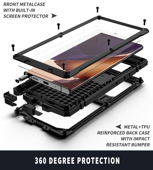 With Bracket+Full Protective For Samsung S21 Plus Ultra Samsung Note 20 Ultra Case Kickstand Dual Layer Protective Shockproof | Vimost Shop.