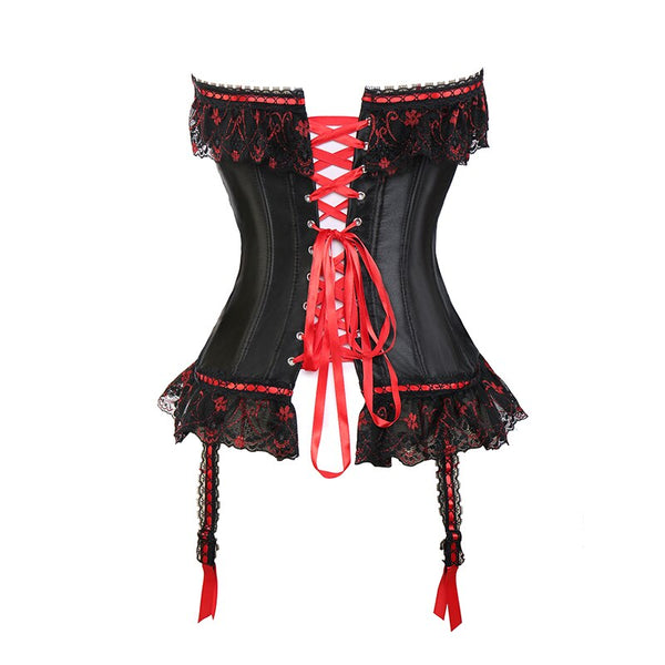 Women Bustiers & Corsets Steampunk Corset Costume Gothic Clothing Overbust Bustier Tops Waist Cincher Corselet Shapewear Outfit | Vimost Shop.