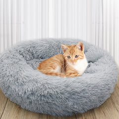 Super Soft Dog Bed Plush Cat Mat Dog Beds For Large Dogs Bed Labradors House Round Cushion Pet Product Accessories | Vimost Shop.