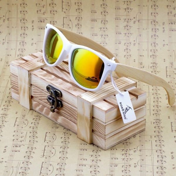 Unisex Bamboo Sunglasses New Fashion Women Wooden Polarized Sun Glasses Clear Color Men Eyewears Party Gifts Dropship | Vimost Shop.