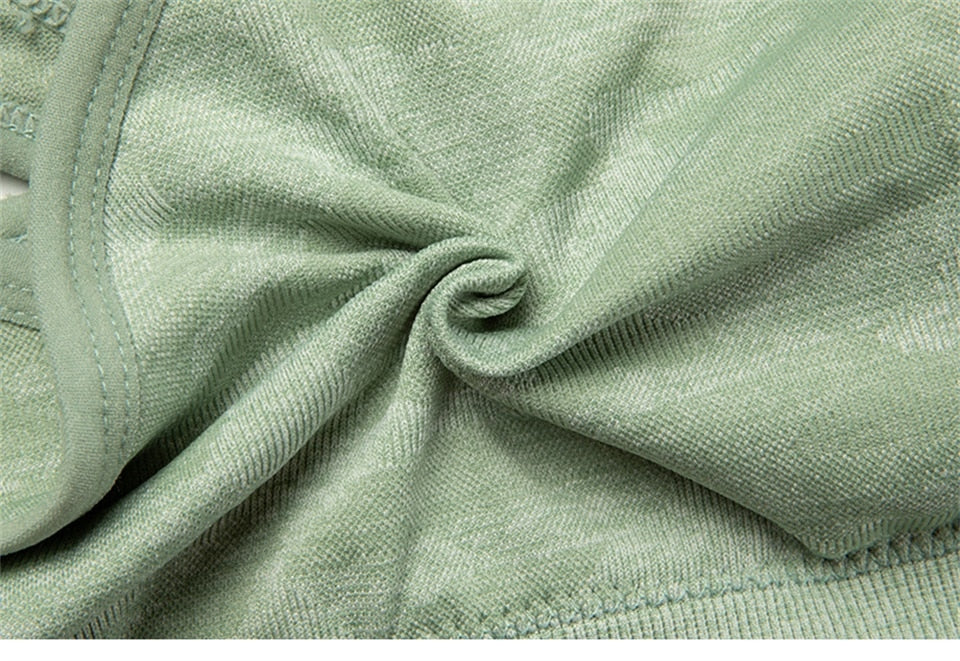 Yoga Bra Crop Tops Gym Seamless Sports Bras Fitness Padded Brassiere Workout Tank Top Running Short Vest Athletic Underwear | Vimost Shop.