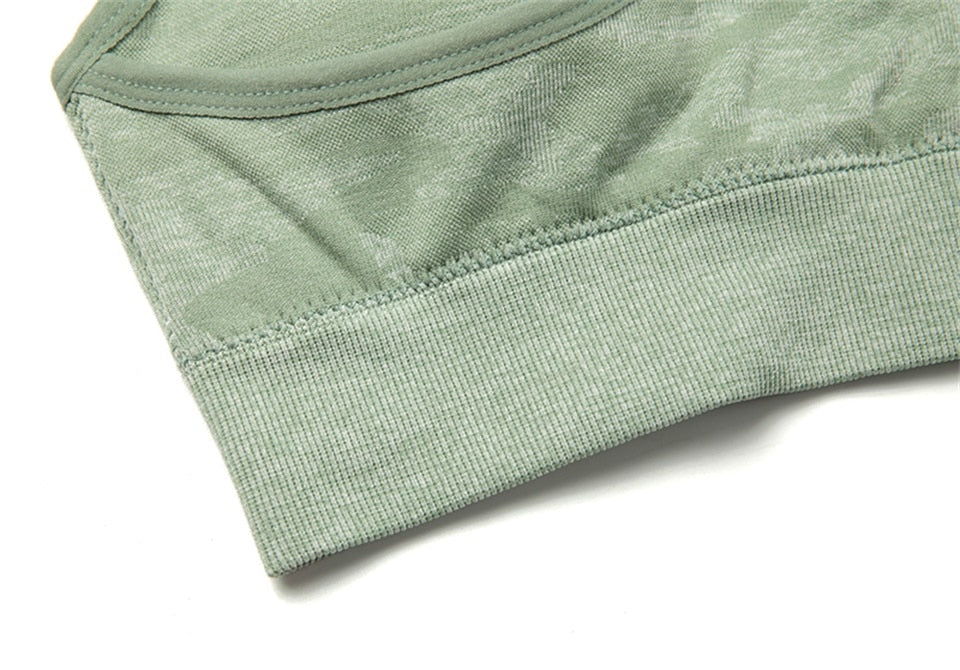 Yoga Bra Crop Tops Gym Seamless Sports Bras Fitness Padded Brassiere Workout Tank Top Running Short Vest Athletic Underwear | Vimost Shop.