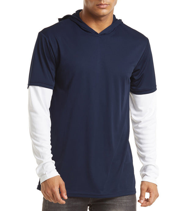Men's Summer UPF Sun Protection T-shirts Long Sleeve Quick Dry Performance Work T-shirts Hike Fish Rashguard T-Shirts | Vimost Shop.