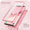 For Samsung Galaxy S9 Plus Case Cosmo Full-Body Glitter Marble Bumper Protective Cover with Built-in Screen Protector | Vimost Shop.