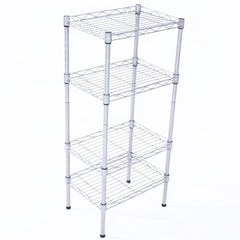 4-Tier Wire Shelving Unit Adjustable Metal Shelf Rack Kitchen Storage Organizer | Vimost Shop.