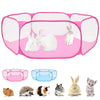 Portable Pet Fence Foldable Small Dog Cat Animal Cage Game Playground Fences for Hamster Chinchillas and Guinea- Pigs | Vimost Shop.