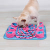 Eco Friendly Pet Dog Snuffle Mat Soft Fleece Colorful Non-slip Dogs Training Blanket Toys Dog Slow Eating Bowl Mats 42x42cm | Vimost Shop.
