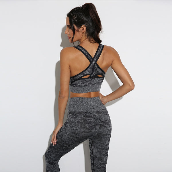 Sport Suits Yoga Sets Gym Clothing Fitness Leggings Seamless Sportswear Workout Crop Top Yoga Pants Sports Bra Outfits Tracksuit | Vimost Shop.