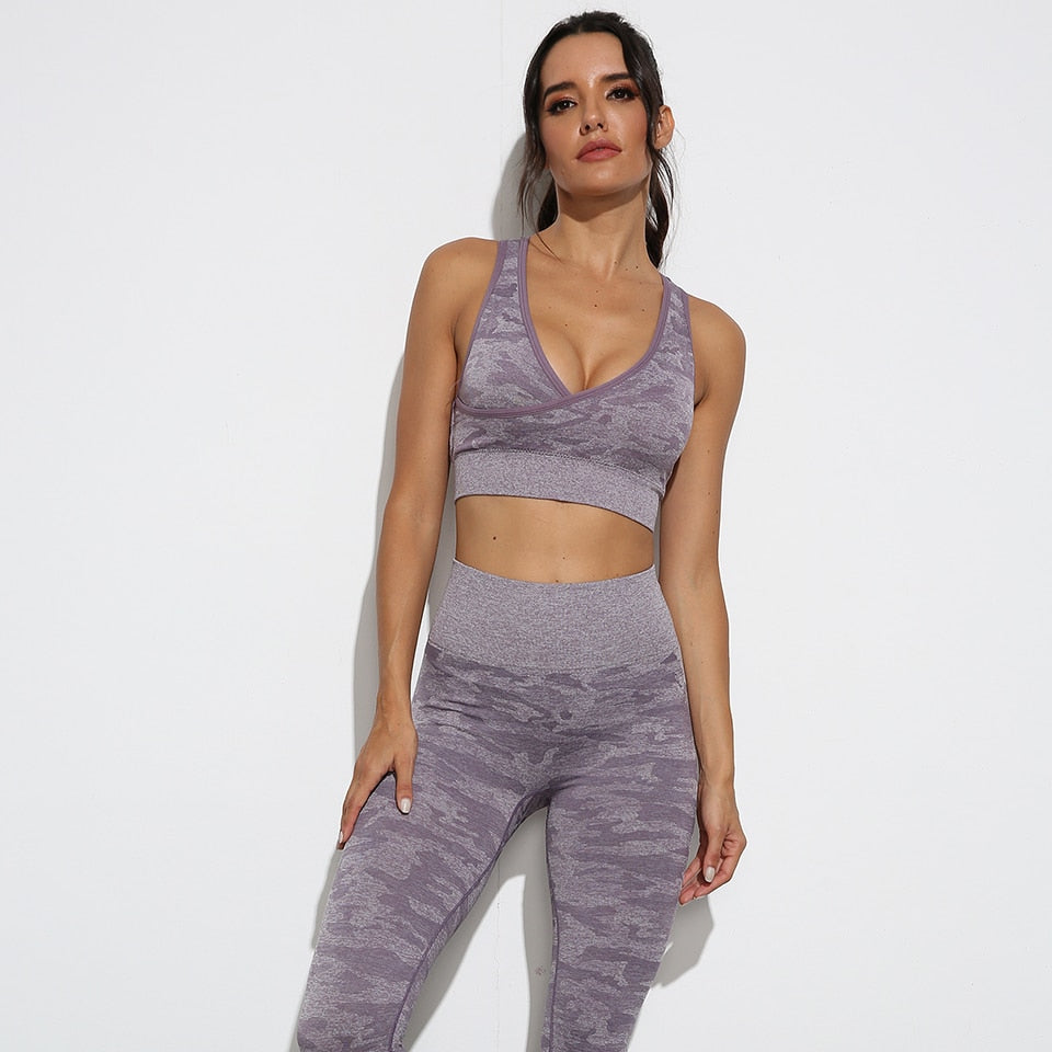 Sport Suits Yoga Sets Gym Clothing Fitness Leggings Seamless Sportswear Workout Crop Top Yoga Pants Sports Bra Outfits Tracksuit | Vimost Shop.