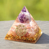 Orgone Pyramid Energy Chakra Reiki Meditaiton Ornaments Strawberry Crystal Quartz Emf Orgone Pyramid | Vimost Shop.